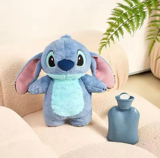 Disney Lilo and Stitch Winter Plush Hot Water Bottle ~ Cozy Gift For Women